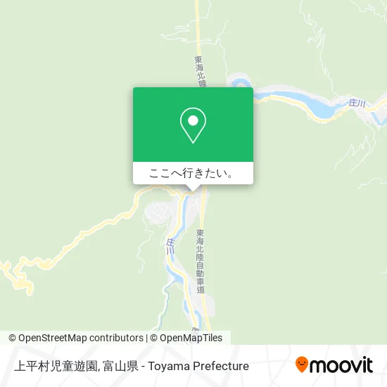 上平村児童遊園地図