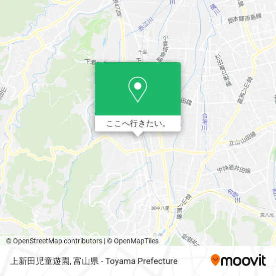 上新田児童遊園地図