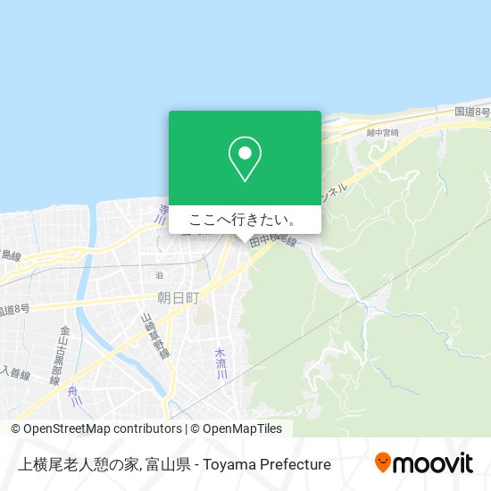 上横尾老人憩の家地図