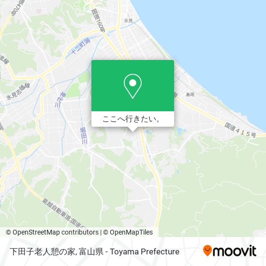 下田子老人憩の家地図