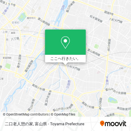 二口老人憩の家地図