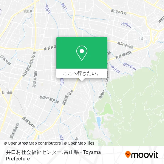 井口村社会福祉センター地図