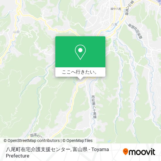 八尾町在宅介護支援センター地図