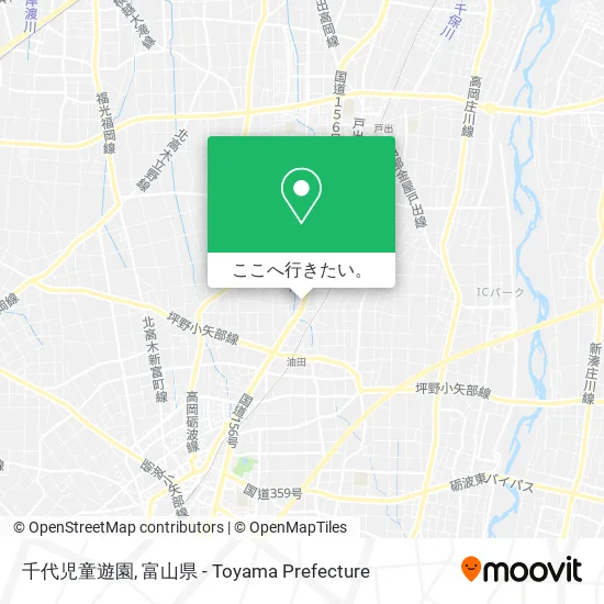 千代児童遊園地図