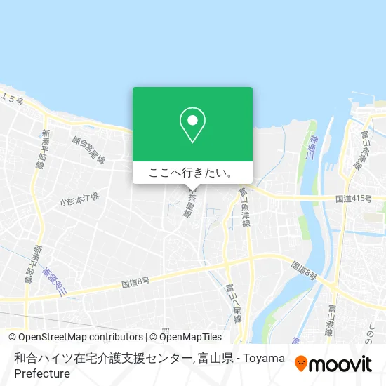 和合ハイツ在宅介護支援センター地図