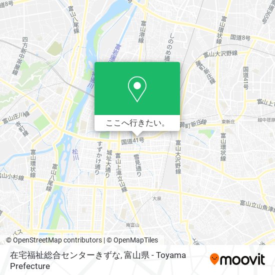 在宅福祉総合センターきずな地図