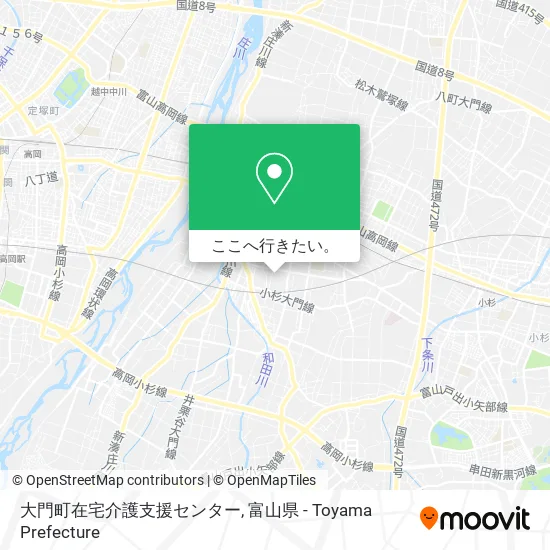大門町在宅介護支援センター地図