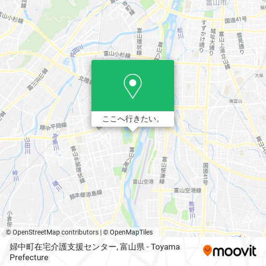 婦中町在宅介護支援センター地図