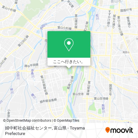 婦中町社会福祉センター地図