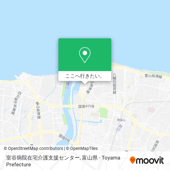 室谷病院在宅介護支援センター地図