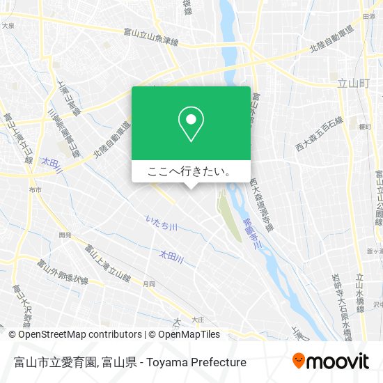 富山市立愛育園地図