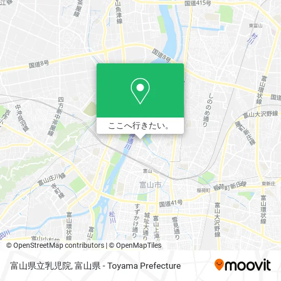 富山県立乳児院地図