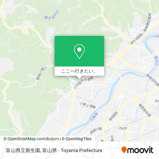 富山県立新生園地図