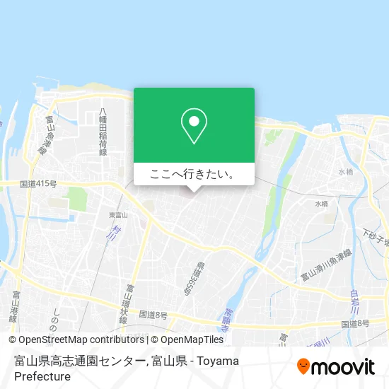 富山県高志通園センター地図
