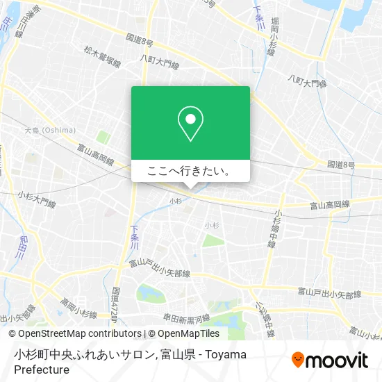 小杉町中央ふれあいサロン地図