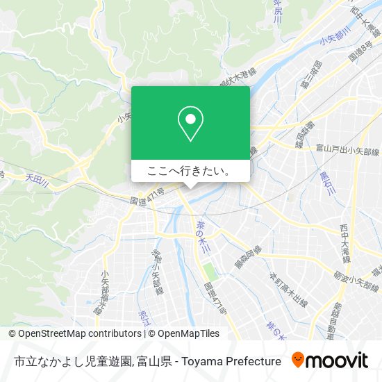 市立なかよし児童遊園地図