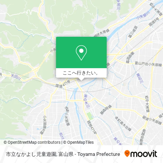 市立なかよし児童遊園地図