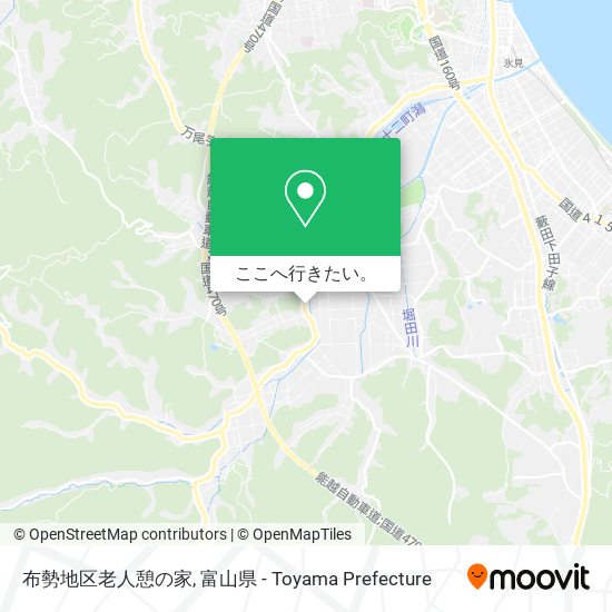 布勢地区老人憩の家地図