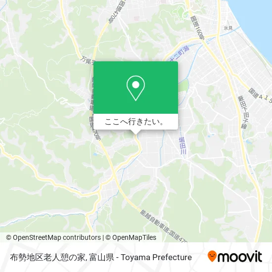 布勢地区老人憩の家地図