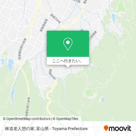 林道老人憩の家地図