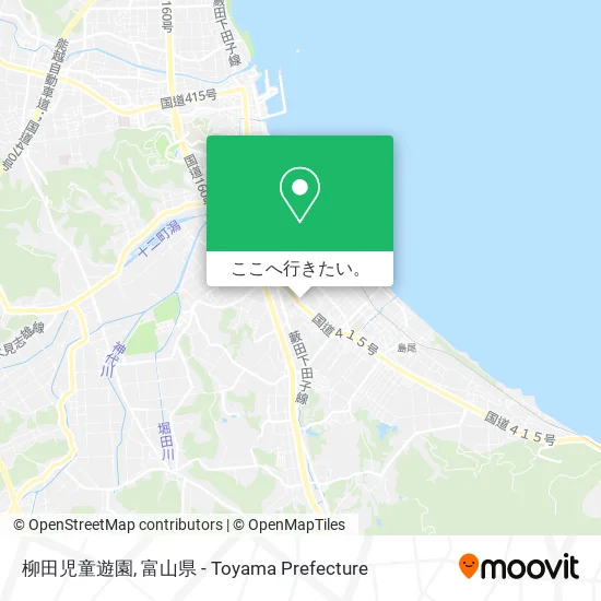 柳田児童遊園地図