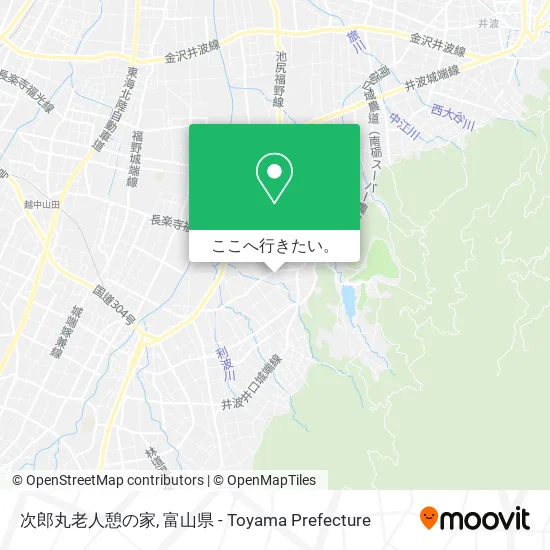 次郎丸老人憩の家地図