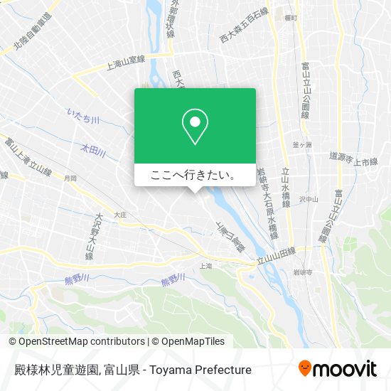殿様林児童遊園地図