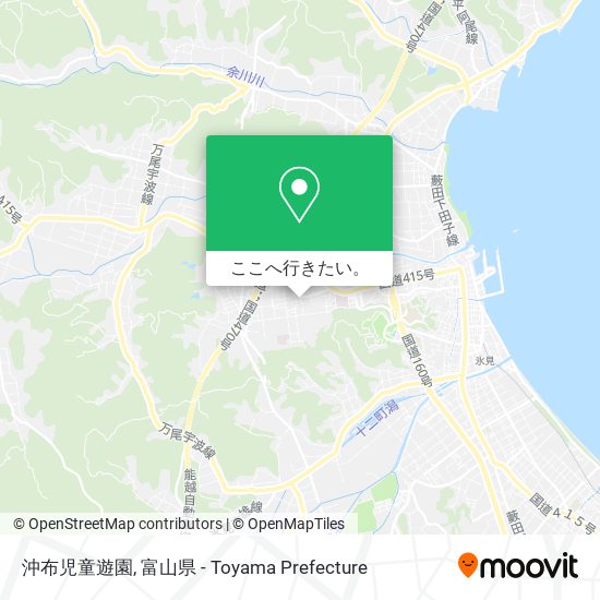 沖布児童遊園地図
