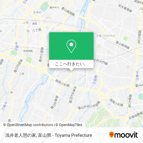 浅井老人憩の家地図