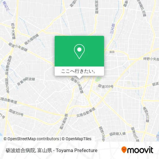 砺波総合病院地図