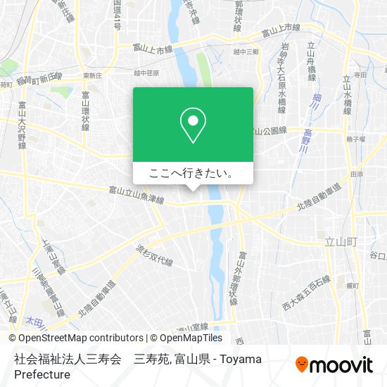 社会福祉法人三寿会　三寿苑地図
