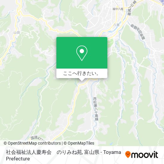 社会福祉法人慶寿会　のりみね苑地図