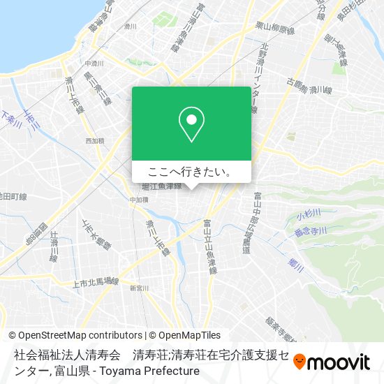 社会福祉法人清寿会　清寿荘;清寿荘在宅介護支援センター地図