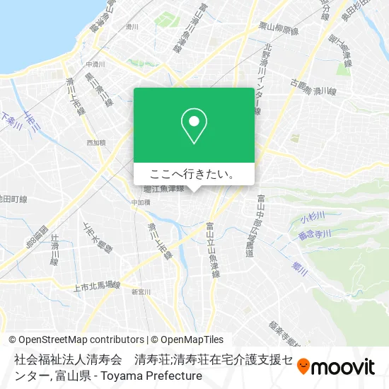 社会福祉法人清寿会　清寿荘;清寿荘在宅介護支援センター地図