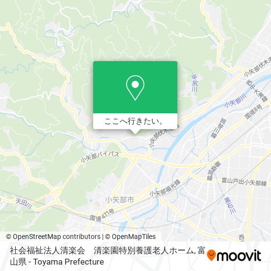 社会福祉法人清楽会　清楽園特別養護老人ホーム地図