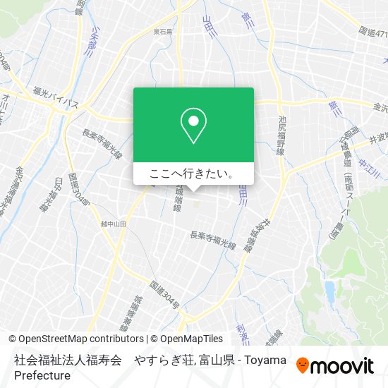 社会福祉法人福寿会　やすらぎ荘地図