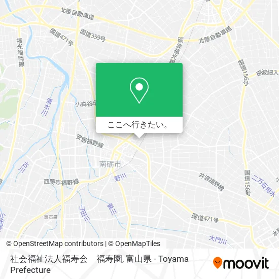 社会福祉法人福寿会　福寿園地図