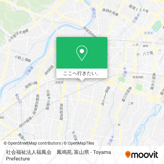 社会福祉法人福鳳会　鳳鳴苑地図