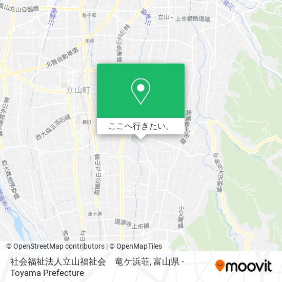 社会福祉法人立山福祉会　竜ケ浜荘地図