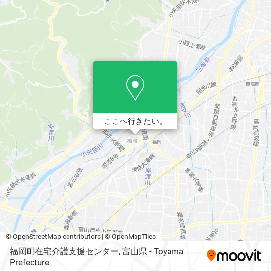 福岡町在宅介護支援センター地図