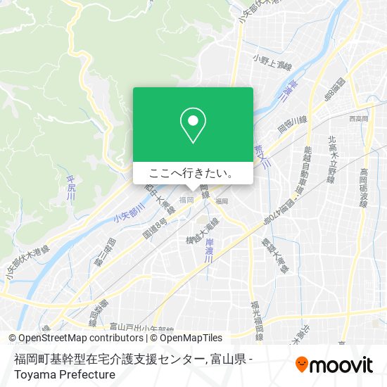 福岡町基幹型在宅介護支援センター地図