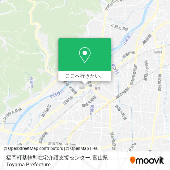 福岡町基幹型在宅介護支援センター地図
