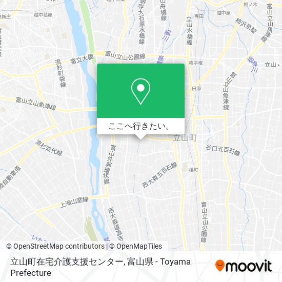 立山町在宅介護支援センター地図