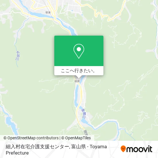 細入村在宅介護支援センター地図