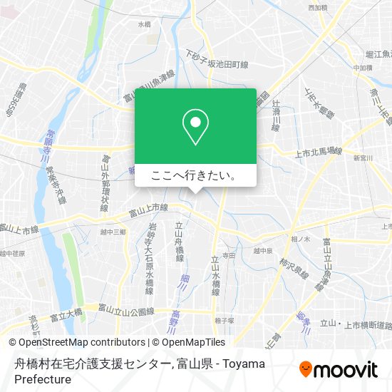 舟橋村在宅介護支援センター地図