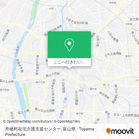 舟橋村在宅介護支援センター地図