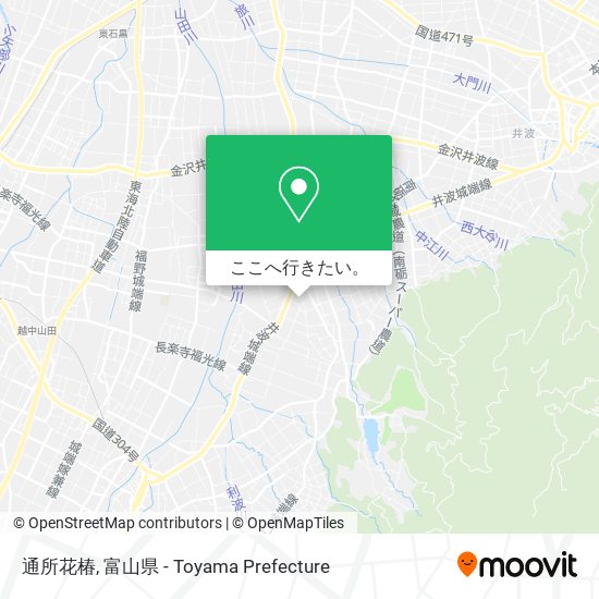 通所花椿地図