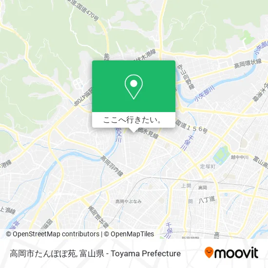高岡市たんぽぽ苑地図