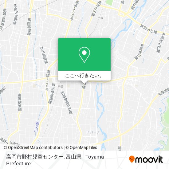 高岡市野村児童センター地図