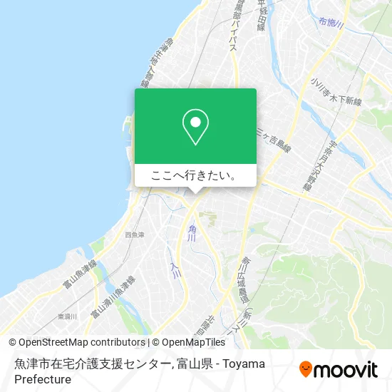 魚津市在宅介護支援センター地図